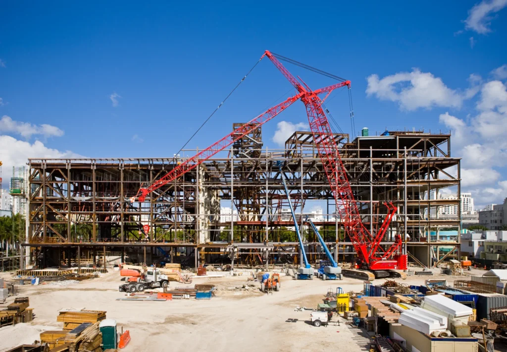 construction site on sunny day scaled